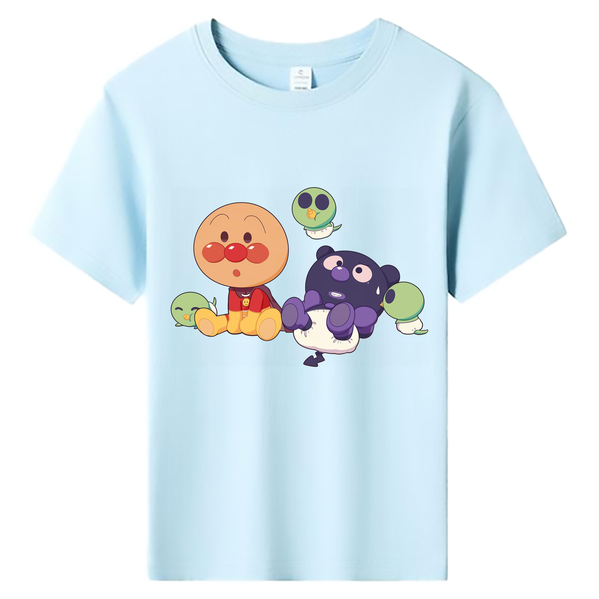 （画像用） アンパンマン Anpanman 綿100％キッズTシャツ（フロントプリント）
